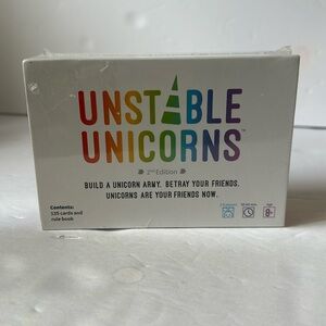 Unstable unicorns game . 2nd edition